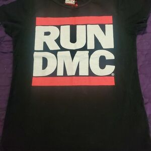 Cotton On Black RUN DMC Kids Tee